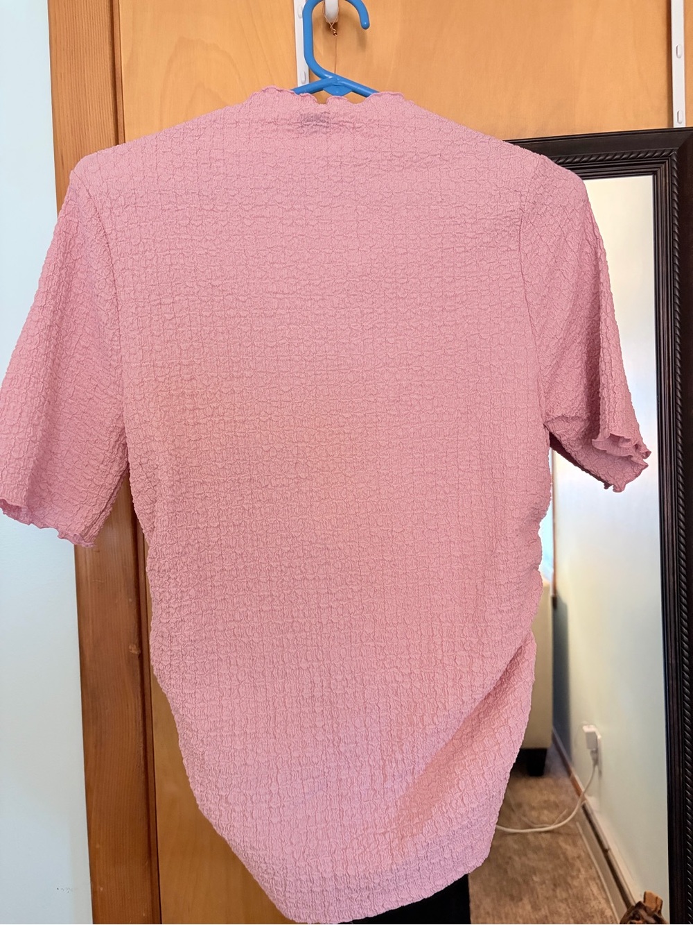 a new day Pink Textured Short-Sleeve Shirt